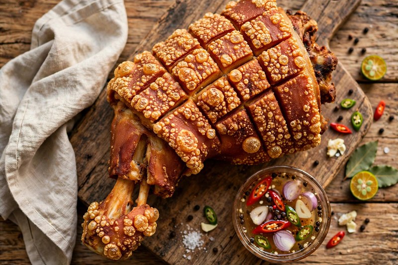 Photo of Crackling Crispy Pata, a dinner recipe from FluentFuel