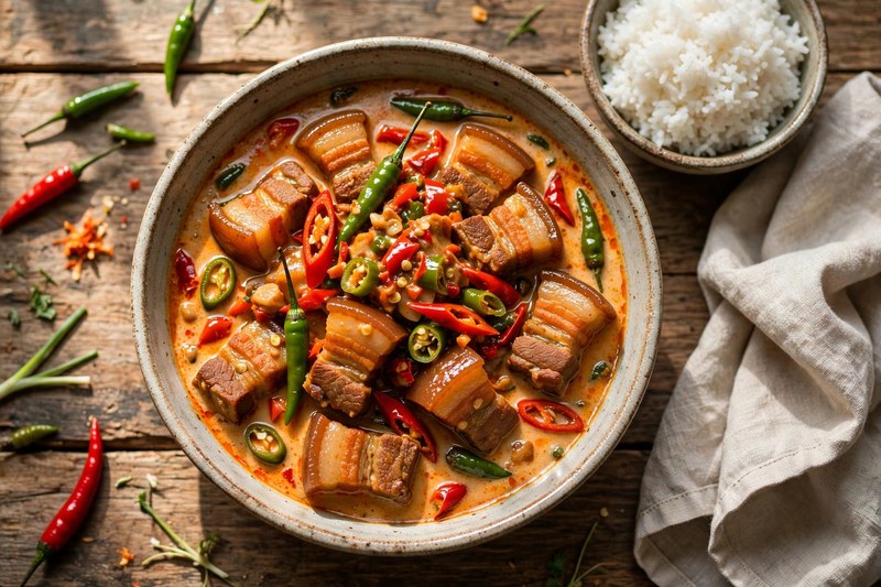 Photo of Fiery Bicol Express, a dinner recipe from FluentFuel