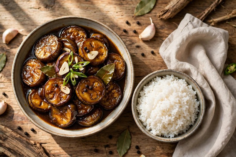 Photo of Adobong Talong, a dinner recipe from FluentFuel