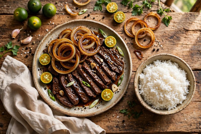 Photo of Bistek Tagalog, a dinner recipe from FluentFuel