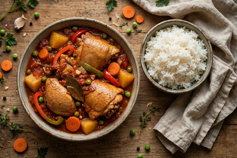 Photo of Chicken Afritada, a dinner recipe from FluentFuel