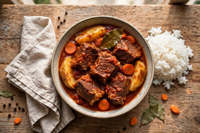 Photo of Slow Mechado, a dinner recipe from FluentFuel