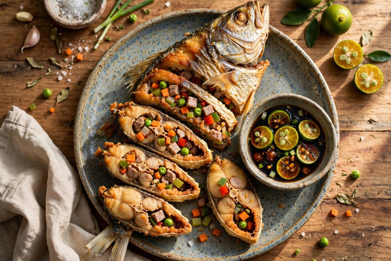 Photo of Rellenong Bangus, a dinner recipe from FluentFuel