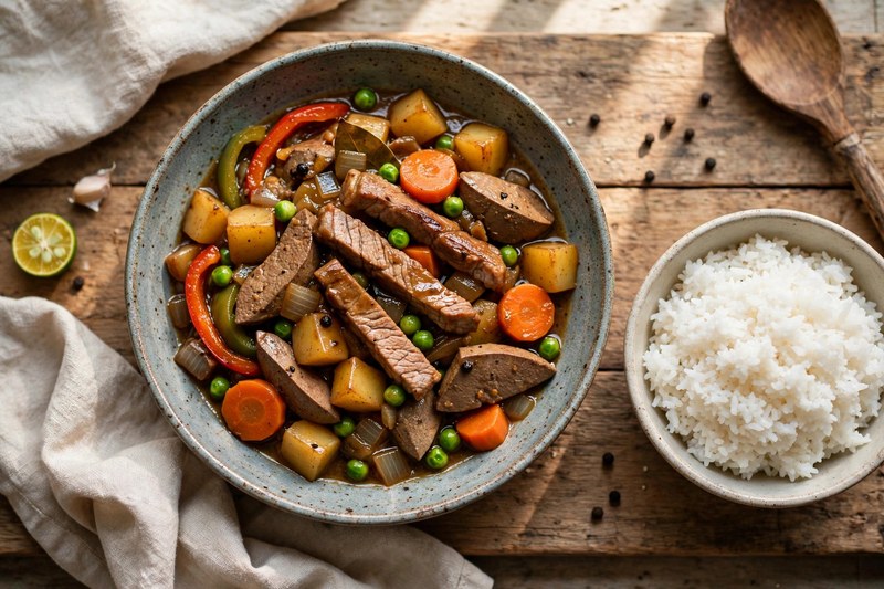 Photo of Ilocano Igado, a dinner recipe from FluentFuel