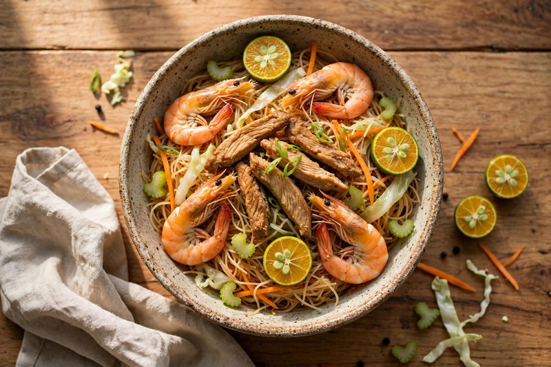 Photo of Pancit Bihon Guisado, a lunch recipe from FluentFuel