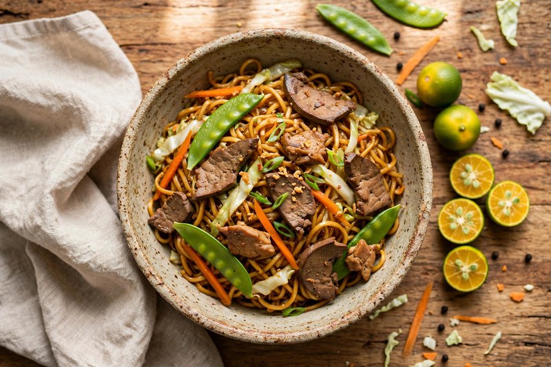 Photo of Pancit Canton Stir-Fry, a lunch recipe from FluentFuel