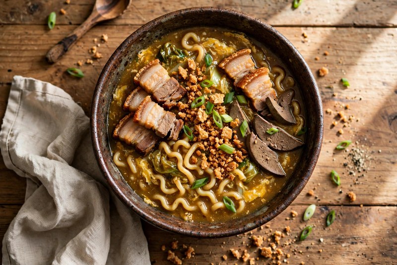 Photo of Thick Pork Lomi, a lunch recipe from FluentFuel