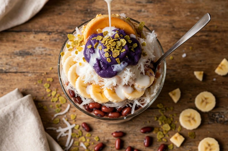 Photo of Loaded Halo-Halo, a snack recipe from FluentFuel