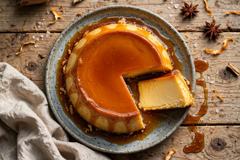 Photo of Silky Leche Flan, a snack recipe from FluentFuel