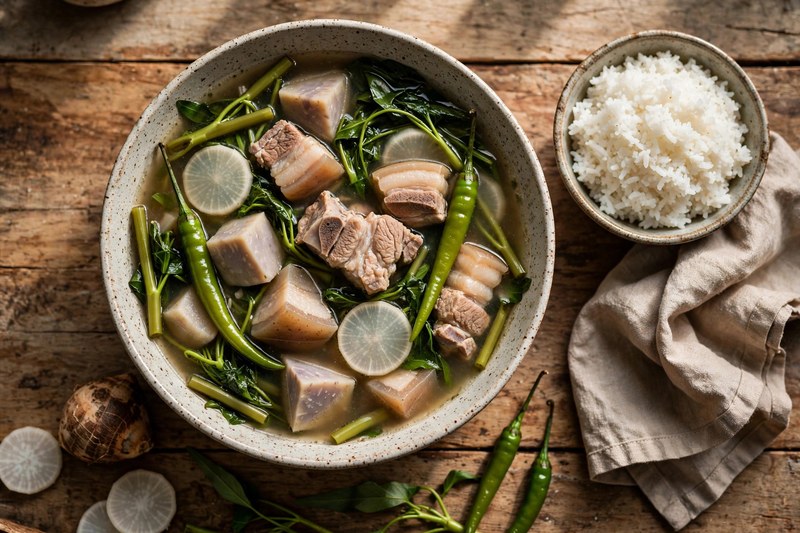 Photo of Tamarind Pork Sinigang, a dinner recipe from FluentFuel