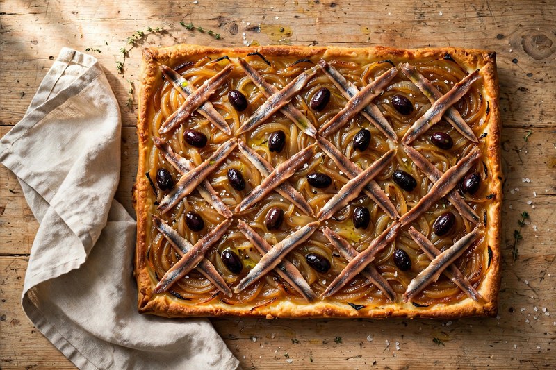 Photo of Pissaladière, a lunch recipe from FluentFuel
