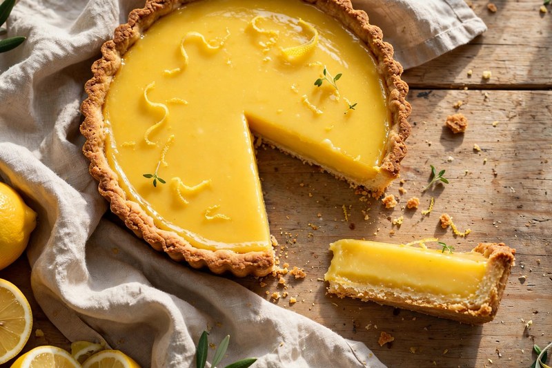 Photo of Tarte au Citron, a snack recipe from FluentFuel