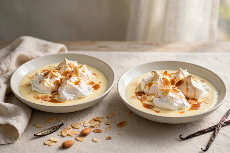 Photo of Île Flottante, a snack recipe from FluentFuel