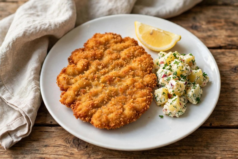Photo of Wiener Schnitzel, a dinner recipe from FluentFuel
