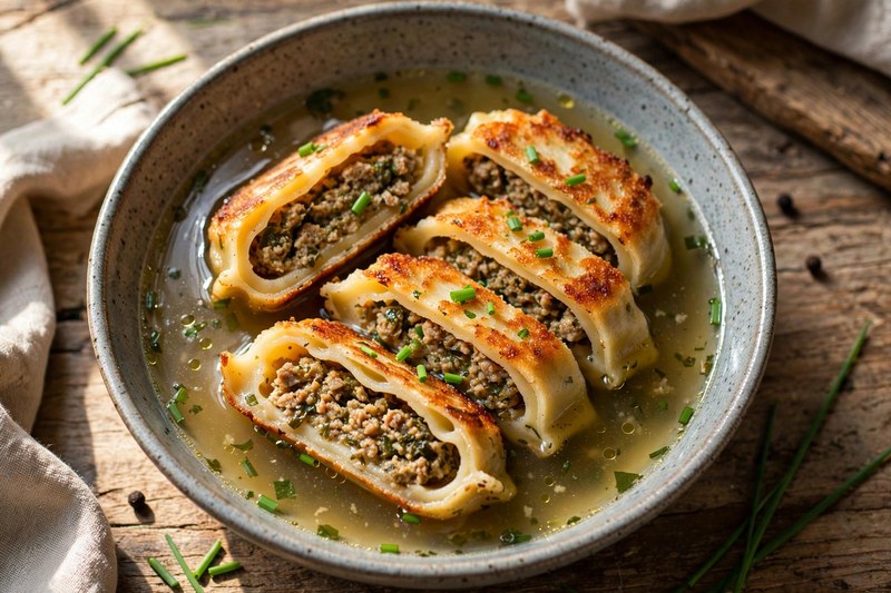 Photo of Maultaschen — Swabian Meat Pockets, a dinner recipe from FluentFuel