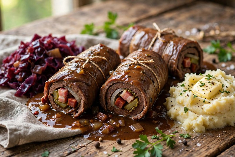 Photo of Rinderrouladen — Beef Rolls, a dinner recipe from FluentFuel