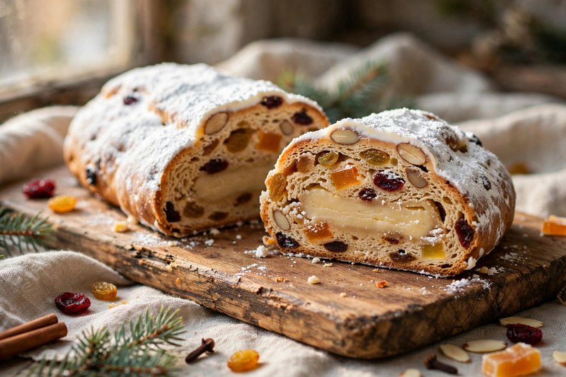 Photo of Christstollen — Christmas Stollen, a snack recipe from FluentFuel