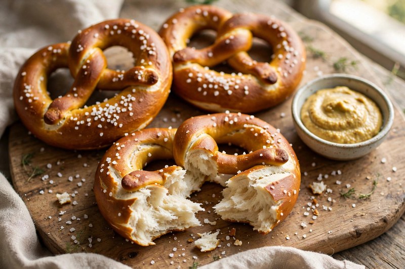 Photo of Laugenbrezeln — Soft Pretzels, a snack recipe from FluentFuel