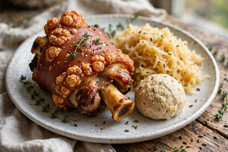Photo of Schweinshaxe — Crispy Pork Knuckle, a dinner recipe from FluentFuel
