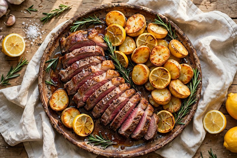 Photo of Arni sto Fourno (Sunday Roast Lamb), a dinner recipe from FluentFuel