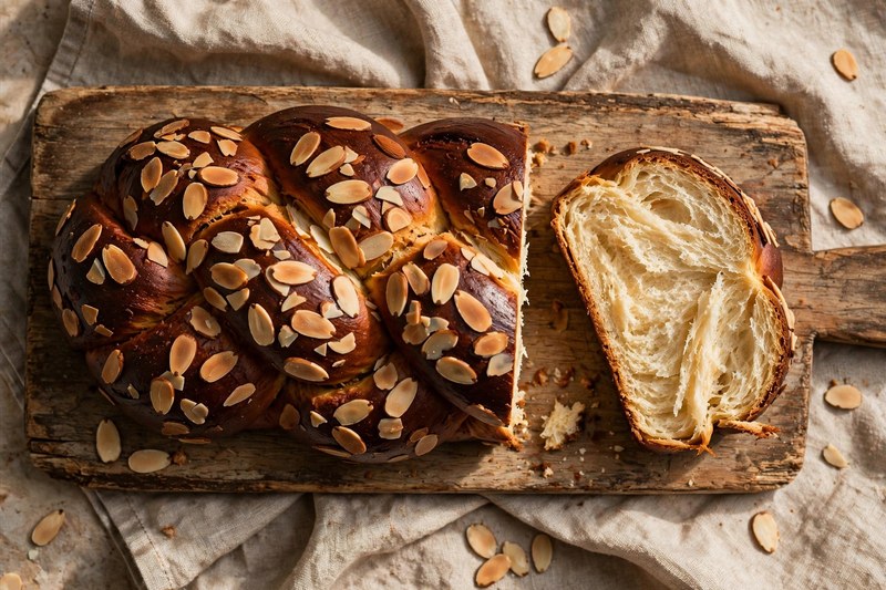 Photo of Tsoureki (Easter Sweet Bread), a breakfast recipe from FluentFuel