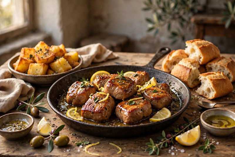 Photo of Tigania, a dinner recipe from FluentFuel