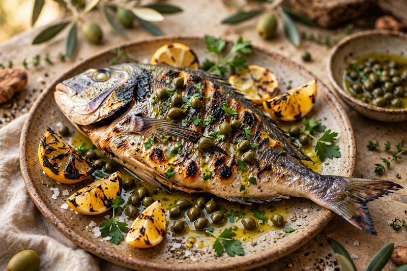 Photo of Tsipoura sti Skhara, a dinner recipe from FluentFuel