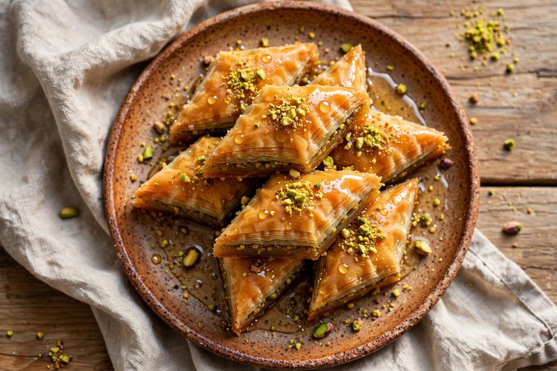 Photo of Baklava, a snack recipe from FluentFuel