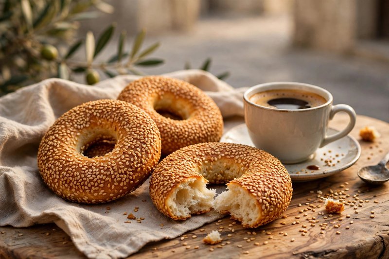 Photo of Koulouri Thessalonikis, a breakfast recipe from FluentFuel