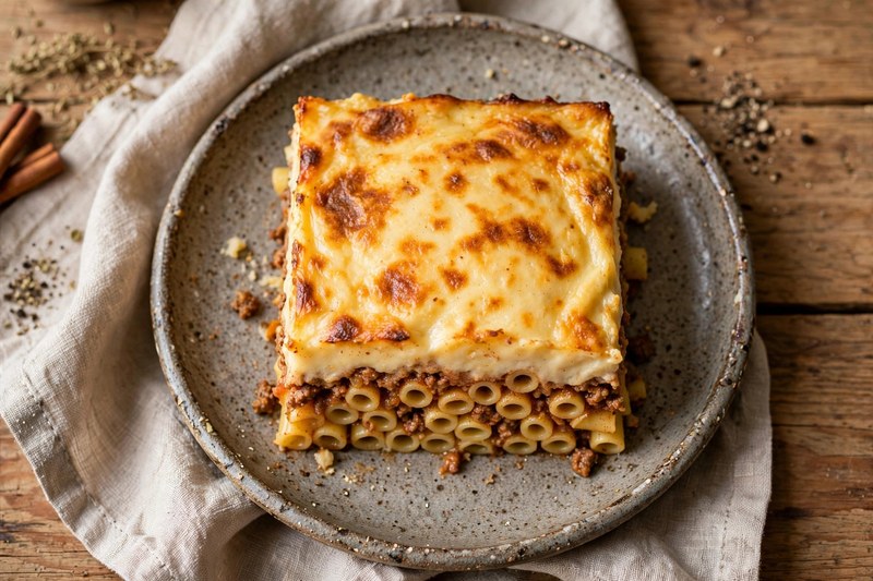 Photo of Pastitsio, a dinner recipe from FluentFuel