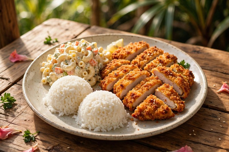 Photo of Hawaiian Plate Lunch, a lunch recipe from FluentFuel