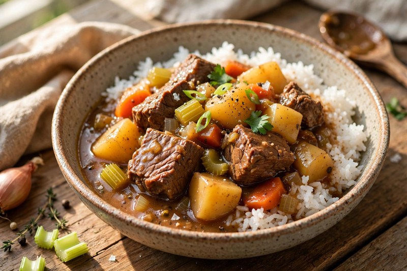 Photo of Local-Style Beef Stew, a dinner recipe from FluentFuel