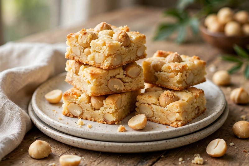 Photo of Macadamia Nut Shortbread, a snack recipe from FluentFuel