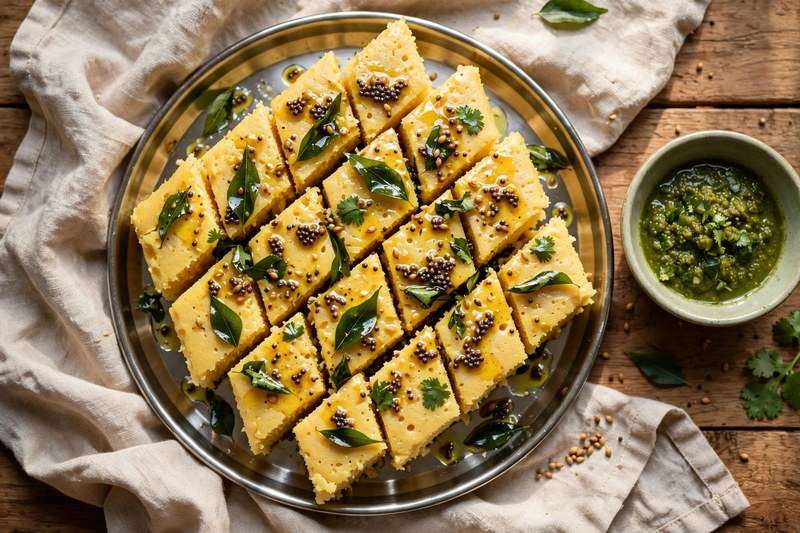 Photo of Dhokla, a lunch recipe from FluentFuel
