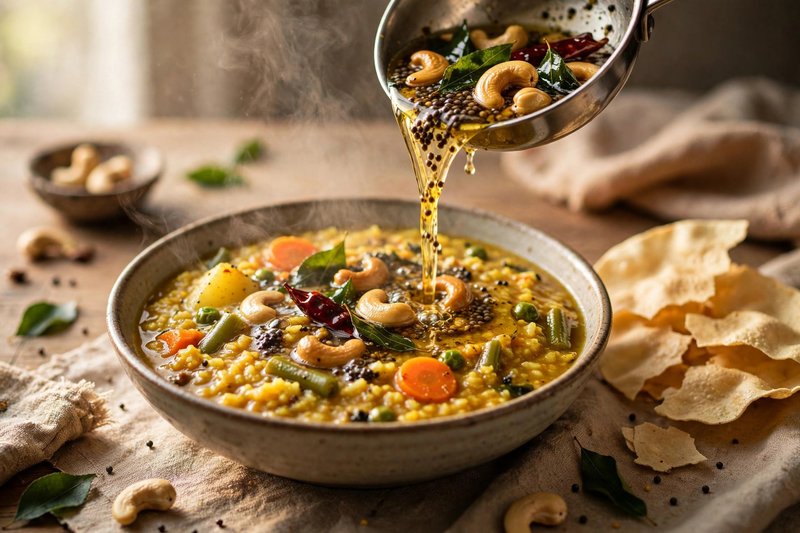 Photo of Bisi Bele Bath, a lunch recipe from FluentFuel
