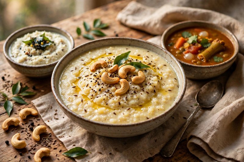 Photo of Ven Pongal, a breakfast recipe from FluentFuel