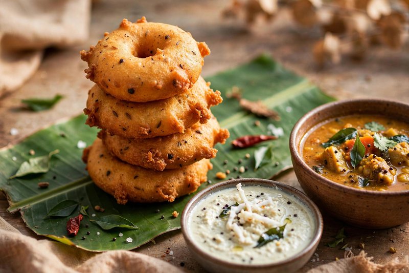 Photo of Medu Vada, a breakfast recipe from FluentFuel
