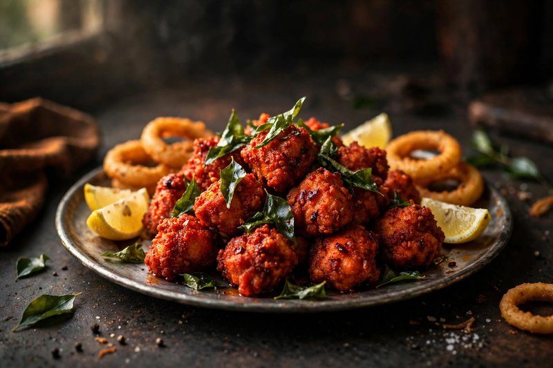 Photo of Chicken 65, a snack recipe from FluentFuel