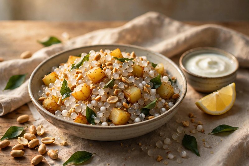 Photo of Sabudana Khichdi, a breakfast recipe from FluentFuel