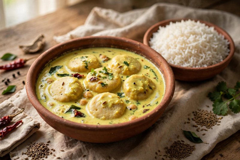 Photo of Gatte ki Sabzi, a dinner recipe from FluentFuel