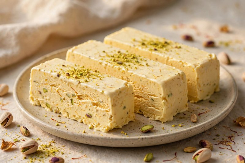 Photo of Kesar Kulfi, a snack recipe from FluentFuel