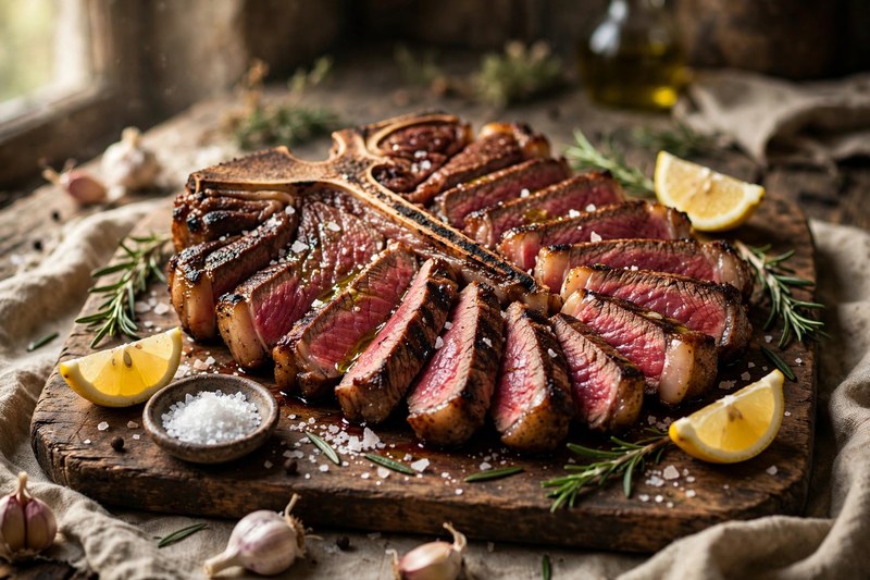 Photo of Bistecca alla Fiorentina, a dinner recipe from FluentFuel
