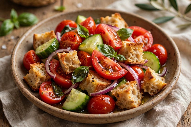 Photo of Panzanella Toscana, a lunch recipe from FluentFuel