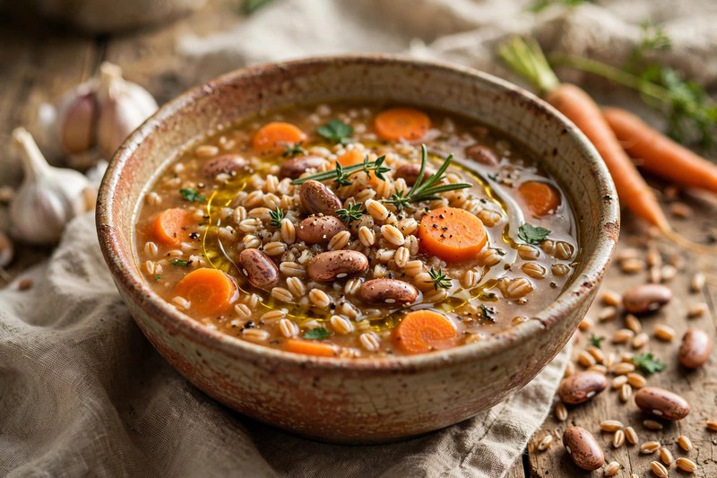 Photo of Zuppa di Farro, a lunch recipe from FluentFuel