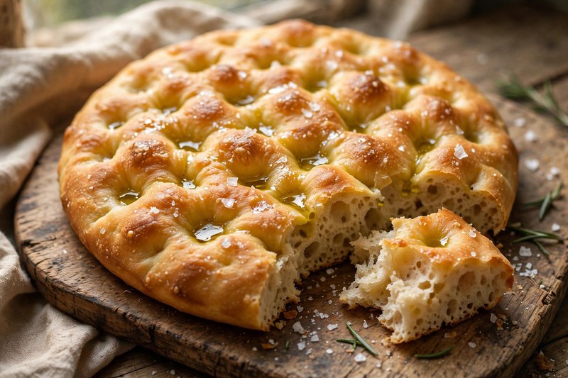 Photo of Focaccia Genovese, a snack recipe from FluentFuel