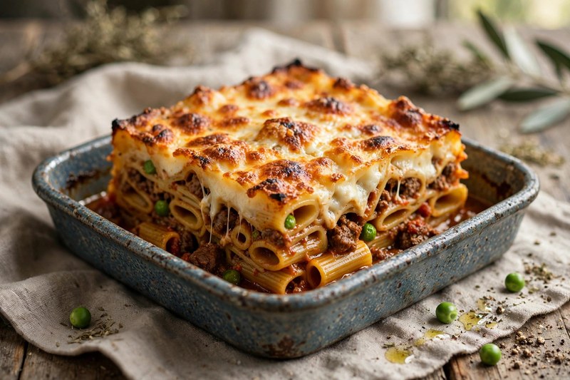 Photo of Pasta al Forno Siciliana, a dinner recipe from FluentFuel