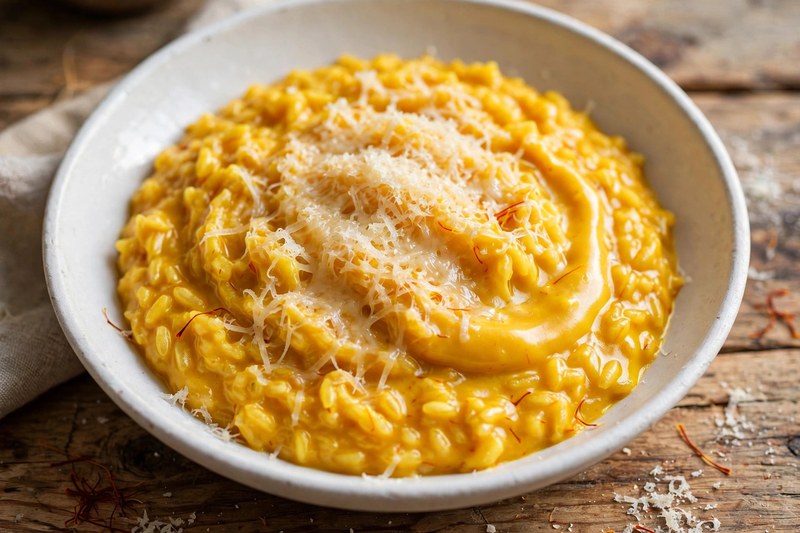Photo of Risotto alla Milanese, a dinner recipe from FluentFuel