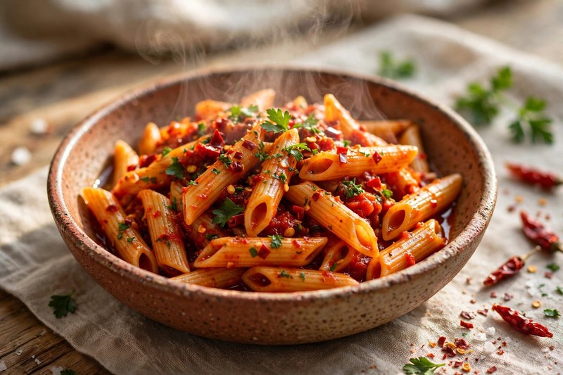 Photo of Penne Arrabbiata, a dinner recipe from FluentFuel