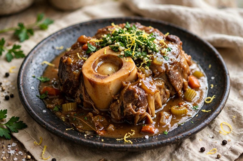 Photo of Osso Buco alla Milanese, a dinner recipe from FluentFuel