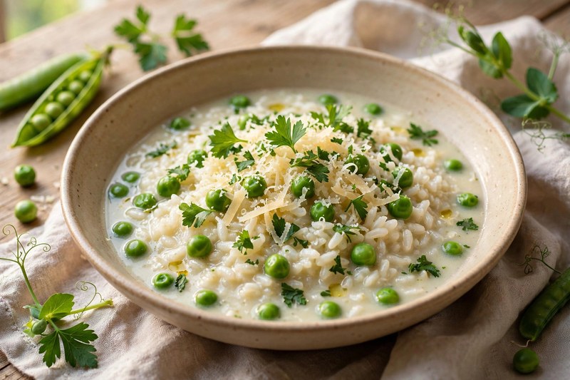 Photo of Risi e Bisi, a lunch recipe from FluentFuel